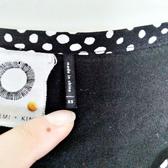 Anthropologie Akemi + Kin Mixed Media Blouse - Picture 8 of 9